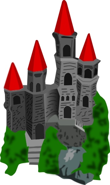 354x592 Castle Color Clip Art Free Vector In Open Office Drawing