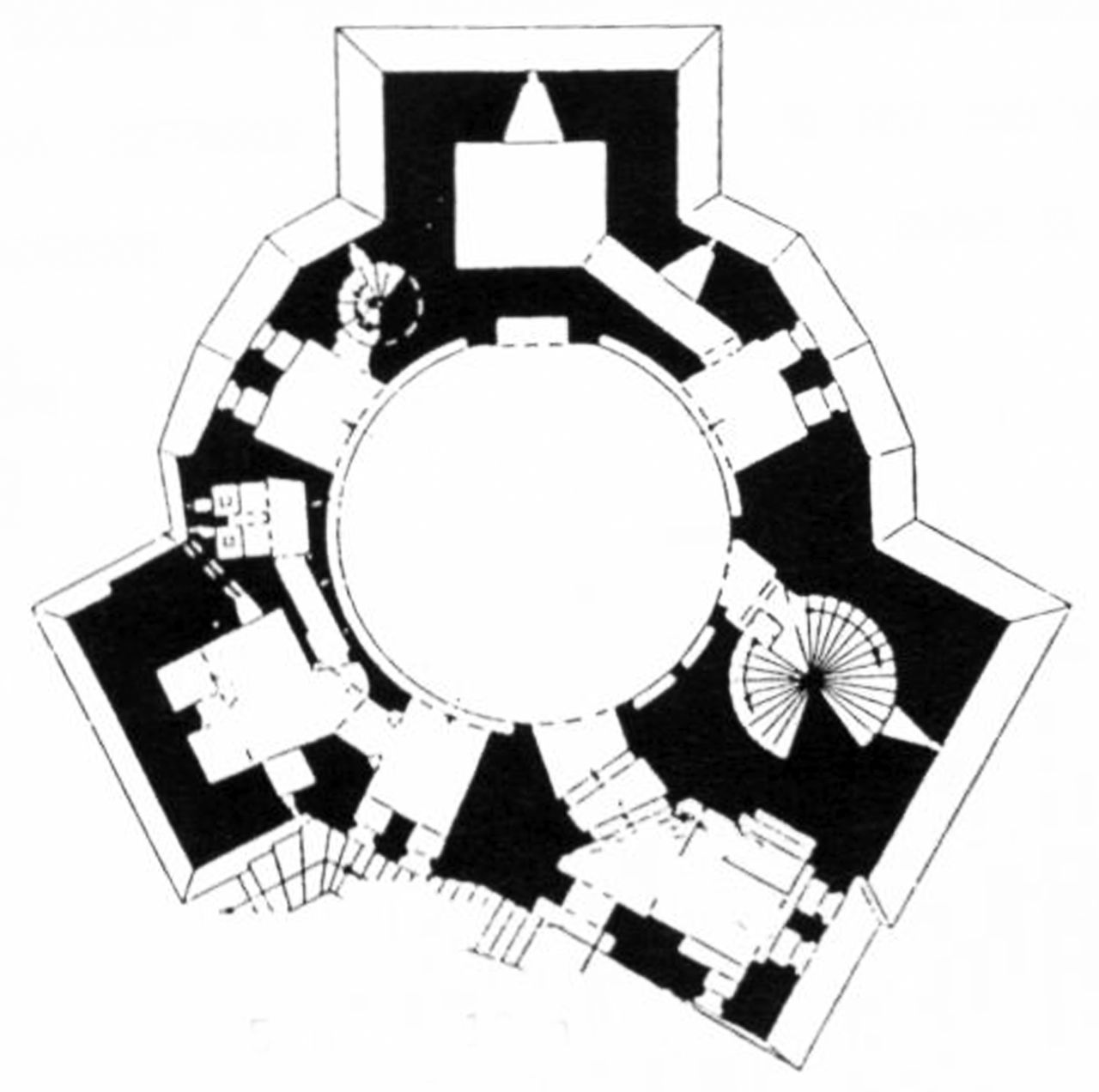 1280x1272 Walls As Rooms British Castles And Louis Khan Architecture