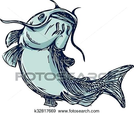 450x381 Catfish Drawings Legionfront