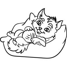 230x230 Top Free Printable Cat Coloring Pages For Kids