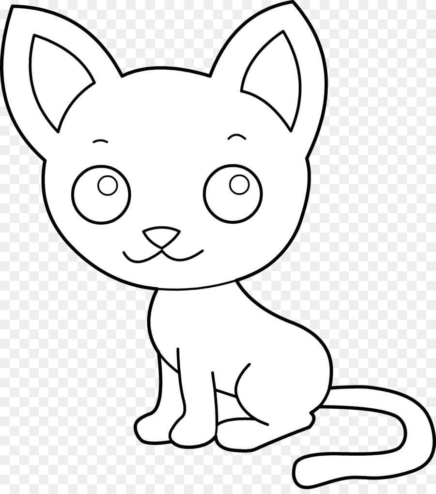 900x1020 Cat Kitten Clip Art Coloring Book Openclipart