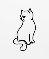 190x228 Funny Cat T Shirt Short Hair Cat Nice Gift Ideas Mouse Pad