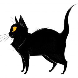 250x250 Cat Drawings And Paintings Butterfly Ancient Pencil Car Black