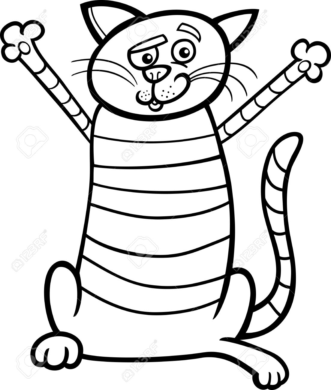 1103x1300 Cat Clipart Black And White Fun Pics Images