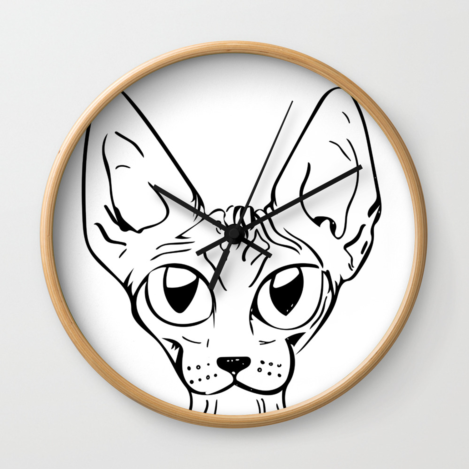 1500x1500 Sphynx Cat Cartoon
