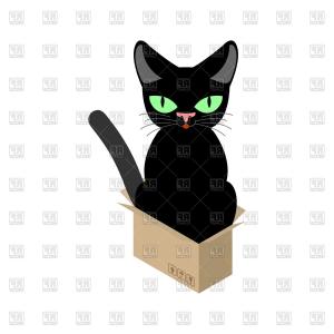 300x300 Cat Asian Beckoning Beckoning Cat Belief Black And White Ceramic