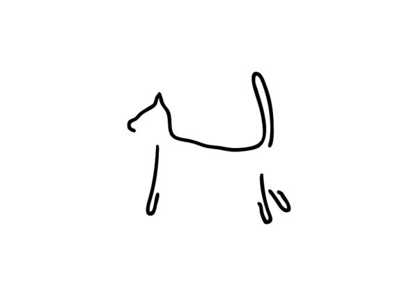 600x424 Contour Drawing Art