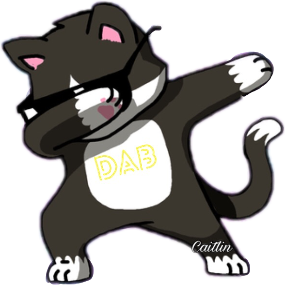 588x589 Dab Cute Cat Art Drawing