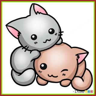 320x320 Cute Cat Pictures To Draw Easy