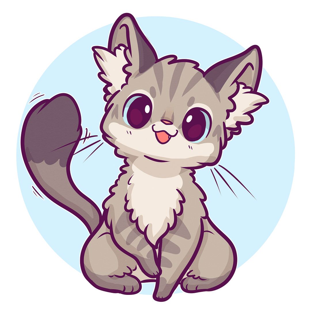 Cat Drawing A Picture Free Download On ClipArtMag