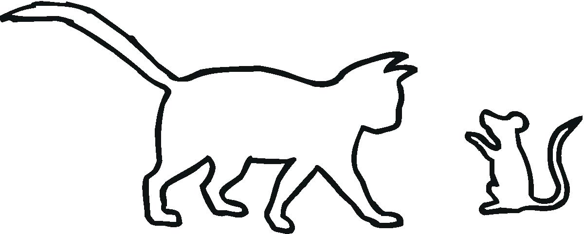 1200x482 Free Cat Outlines Download Free Clip Art Free Clip Art On Cat Dog