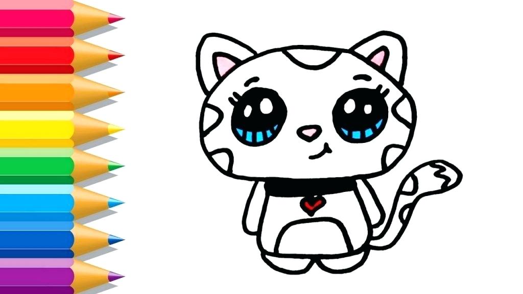 1024x576 Easy Cat Drawing For Kids How To Draw A Realistic Cat