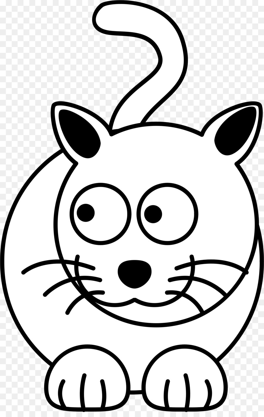 900x1420 Kittens Clipart Cat Drawing