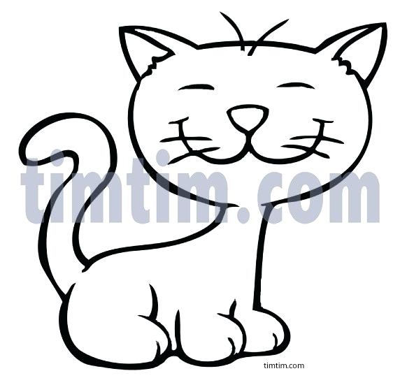 572x541 Easy Kitten Drawings How To Draw A Kitten Step