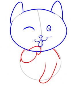 247x302 How To Draw How To Draw A Cat For Kids