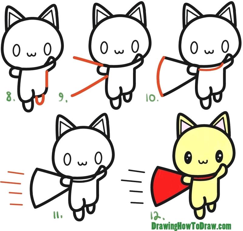 800x762 Easy Cat Drawing For Kids