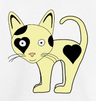 190x199 Cat Drawing Kids' Premium T Shirt Spreadshirt