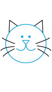 215x382 Collection Of Free Cat Drawing Step By Download On Ui Ex