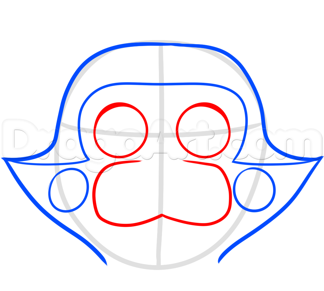 1050x943 How To Draw Candy The Cat, Step