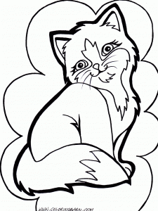 225x300 Breakthrough Coloring Pictures Of Cats Free Printable Cat Pages