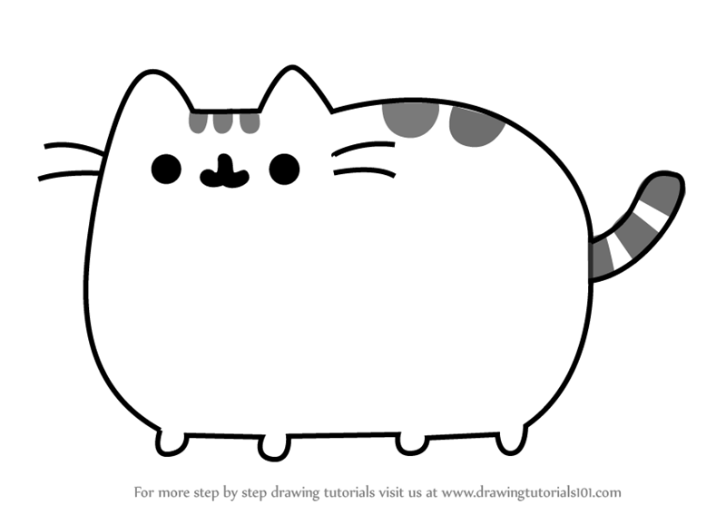 800x567 Learn How To Draw Pusheen The Cat