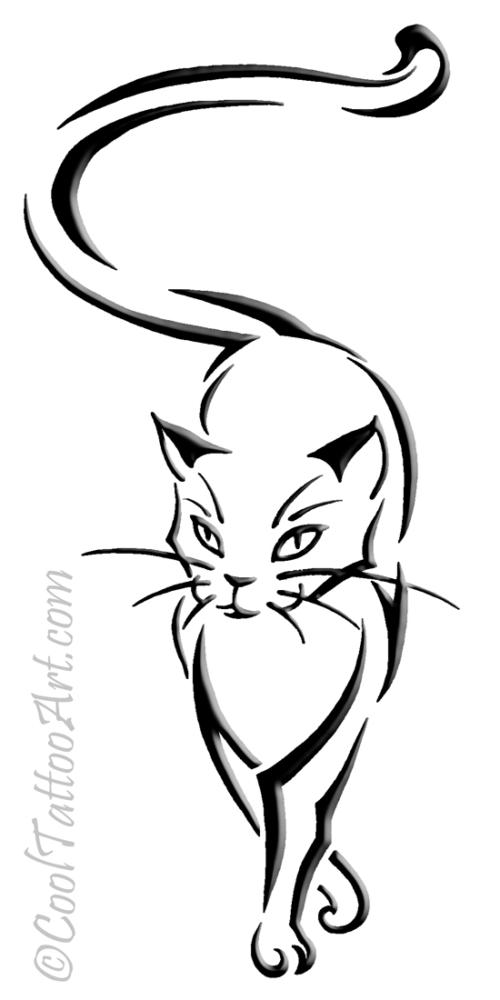 550x1100 Cat Tattoos Art Designs Cooltattooarts