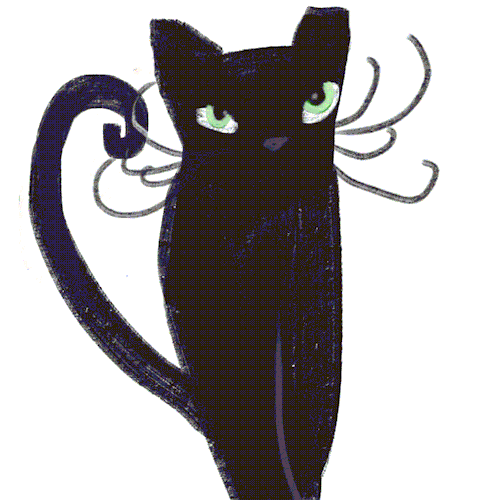 500x500 Gif Cat Drawing Illustration Art Animals Cute Adorable Kitten