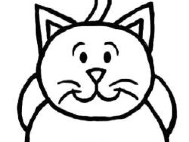 640x480 Guided Drawing Of A Cat How To Draw A Cat Step