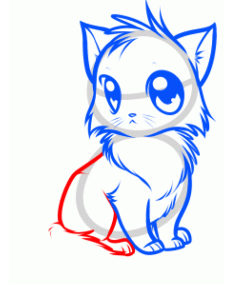 471x575 How To Draw Anime Stylish Cat Drawing Tutorial