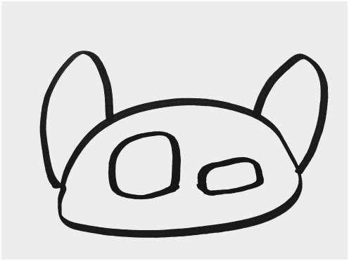 496x372 Simple Cat Drawing For Kids