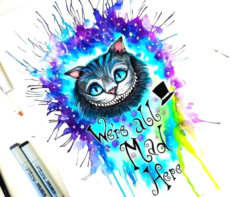 750x640 cheshire drawing cat eye drawing tutorial best cat drawing