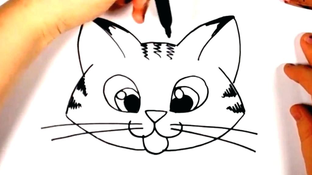 1024x576 draw a cat face how to draw cat faces heads view draw cat face