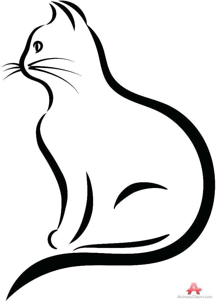 717x999 Simple Cat Face Drawing Incredibly Simple Drawing Easy Kitty Face
