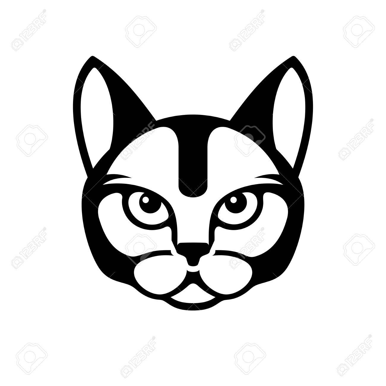 1300x1300 Cat Face Drawing Cartoon Cat Face Drawing Images At Getdrawings