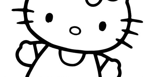 471x250 Cat Face Line Drawing Clipart For Halloween Simple A On Person I