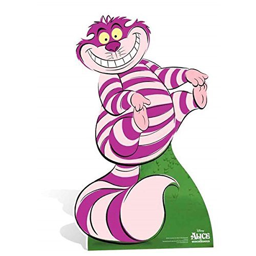 500x500 Cheshire Cat Classic Cardboard Cut Out