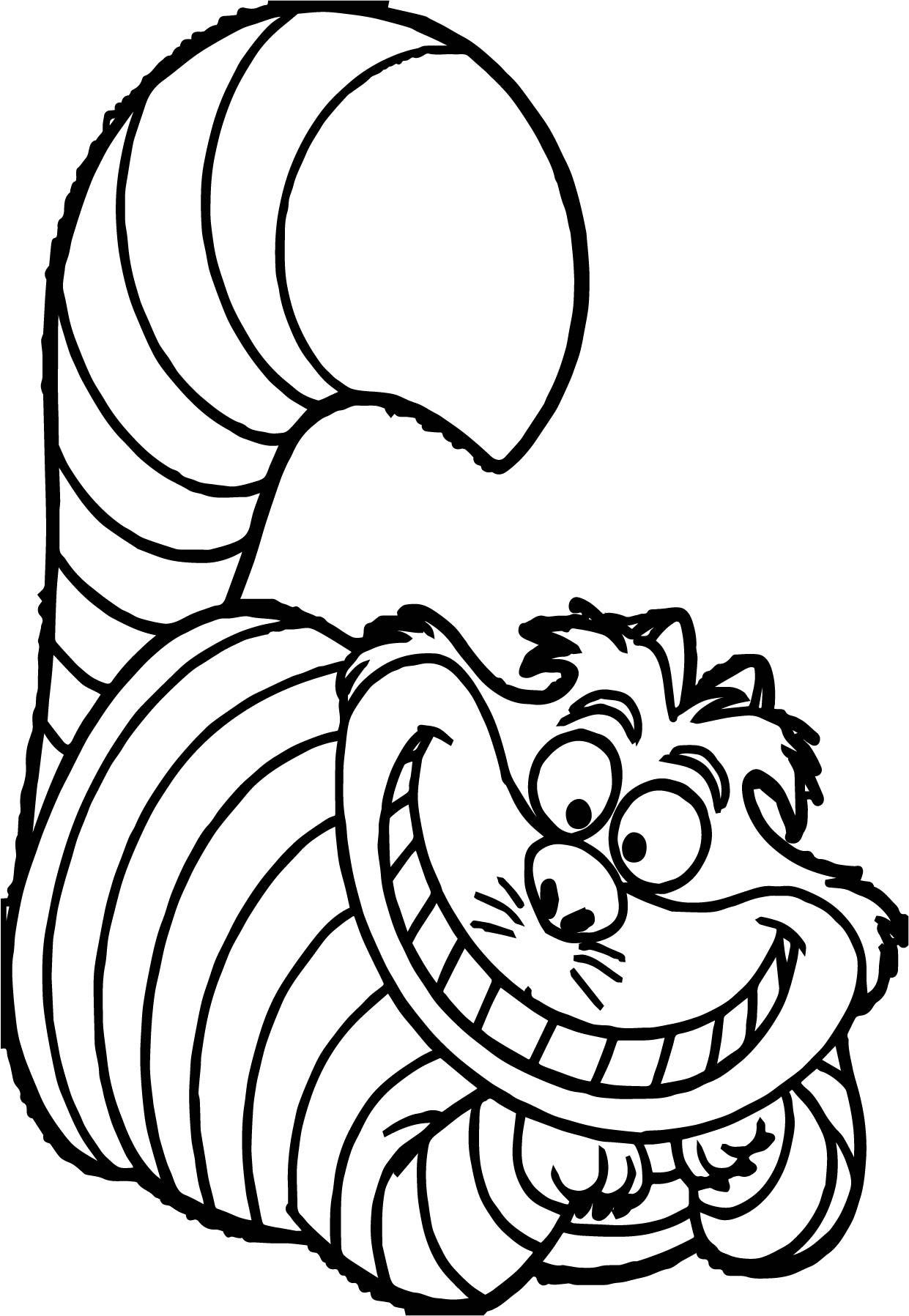 1241x1797 Cheshire Cat With Alice Coloring