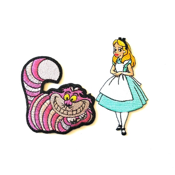 580x580 Accessories Alice In Wonderland Patch Iron On Cheshire Cat Diy