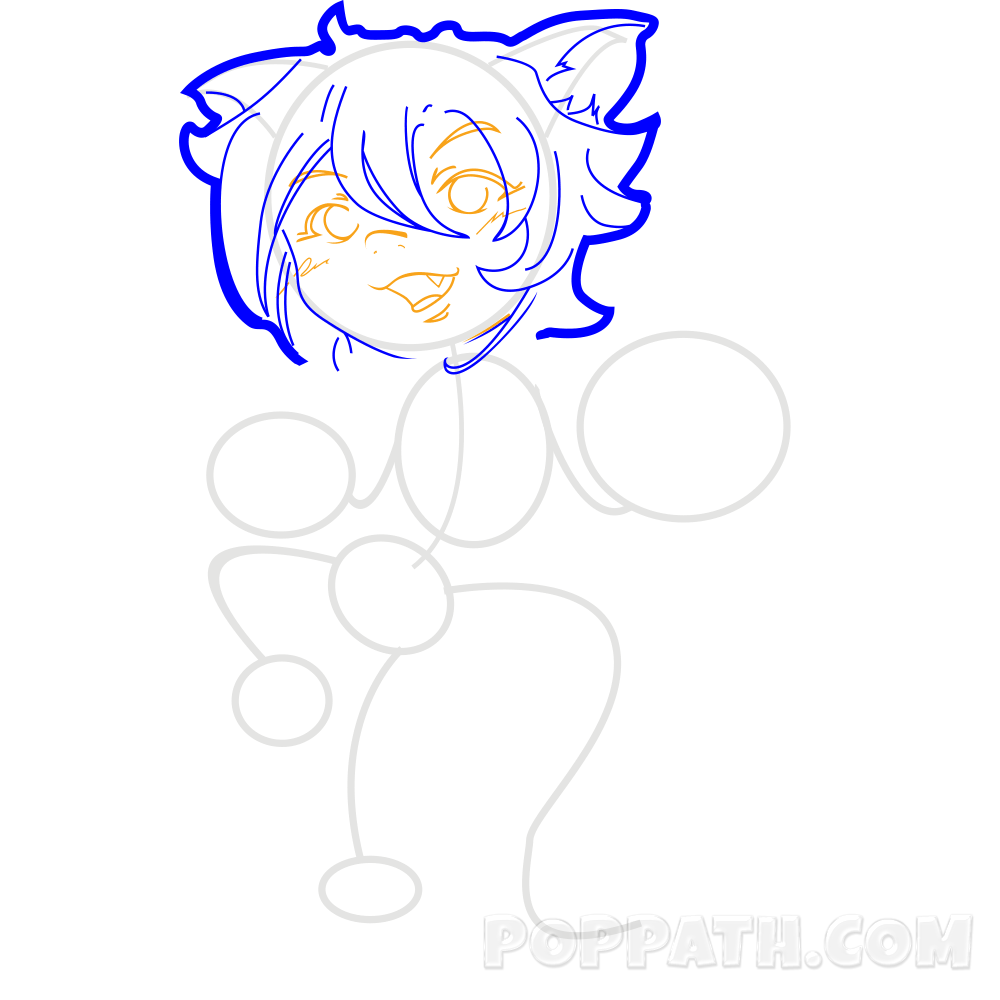 1000x1000 How To Draw A Chibi Cat Girl Pop Path