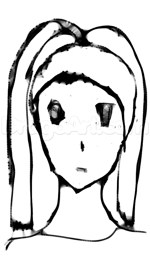 600x1024 Draw A Cute Cat Girl, Step