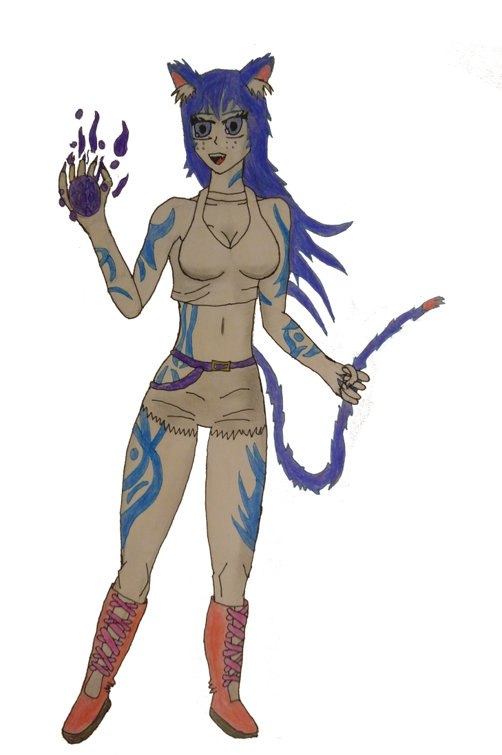 729x1096 Anya The Elemental Cat Girl