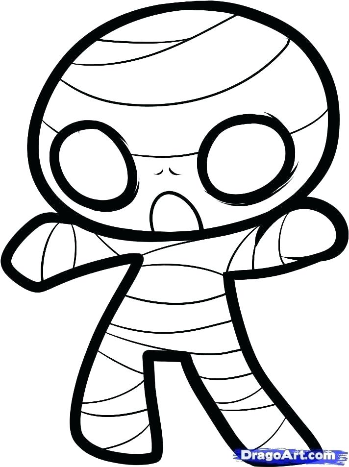 712x953 Easy Halloween Drawings Step Step How To Draw A Cat Zombie