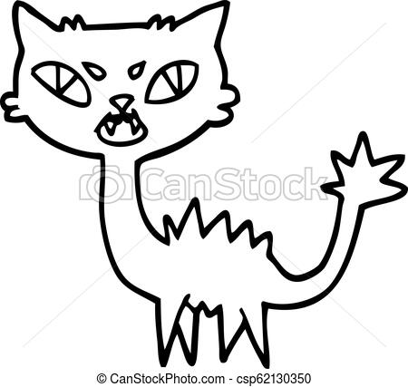 450x427 Black And White Cartoon Halloween Black Cat