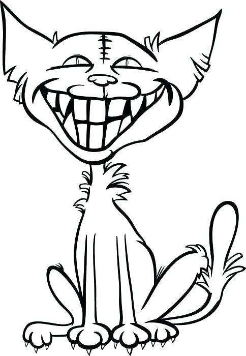 484x700 Cartoon Drawing Of A Cat At Free For Personal Use Scared Cartoon