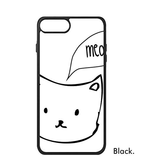 569x569 white cat head meow simple line drawing protect animal