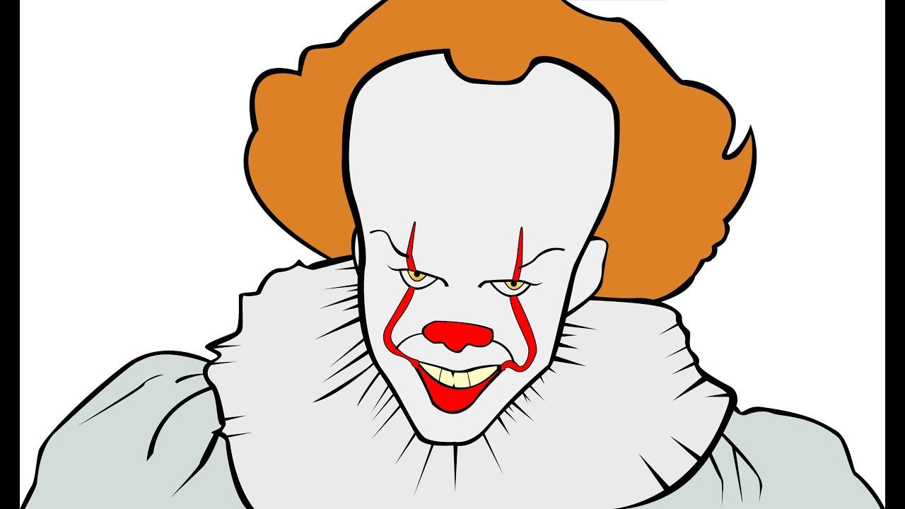 Most Popular Beginner Outline Pennywise Drawing.