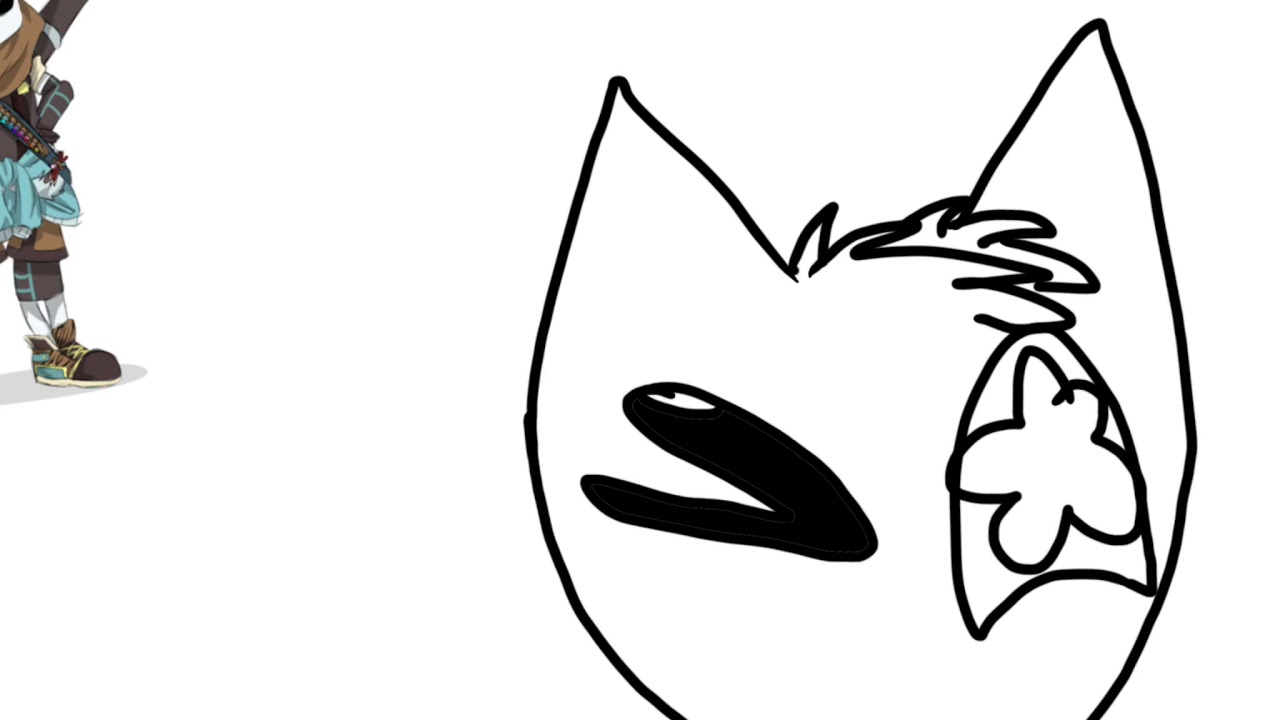 1280x720 Let's Draw Cat Ink!sans!