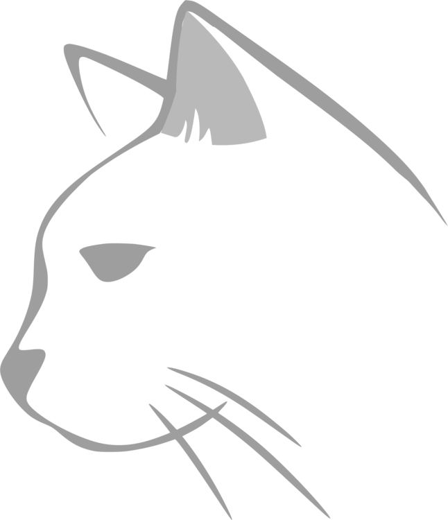 646x750 Cat Line Art Kitten Drawing Silhouette Cc0