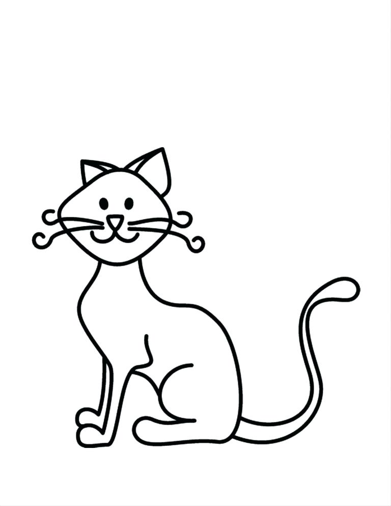768x994 Simple Cat Face Drawing Draw A Cat Face Steps With Pictures