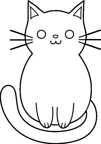 385x550 Within Cat Line Drawing Clip Art